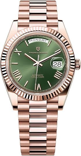 RollsTimiPagani Design 1752 DD36 Watches for Men Automatic, Luxury Men's Calendar Watch, Sapphire Glass, Calibre ST16, Self-Winding Movement, Stainless Steel Watch, 100 Metres Water Resistant.