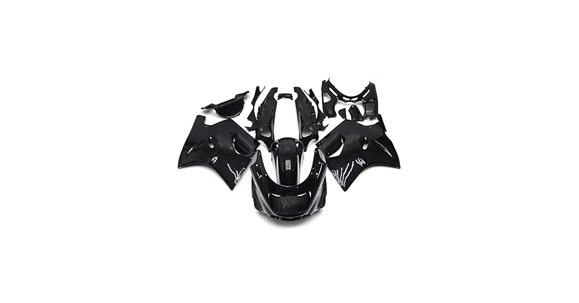 Amazon.com: WYNMOTO Black Fairings Kit for Kawasaki ZZR1100