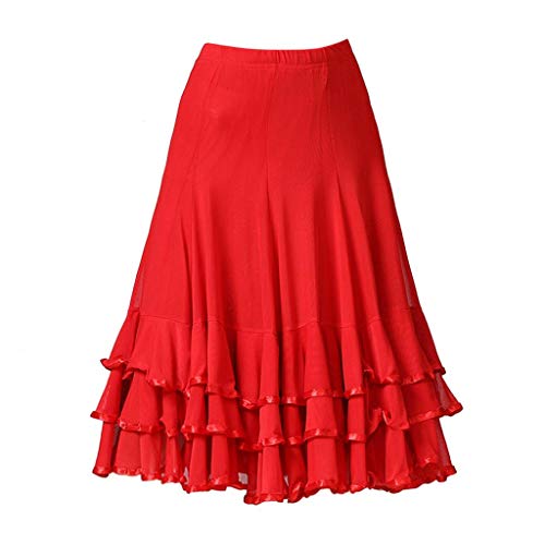 Jupe courte flamenco pour spectacle de ballroom danse et vêtement de fête - 4
