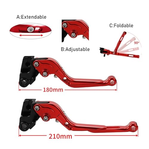 Levier d'embrayage réglable anodisé Integra 750 accessoires - 4