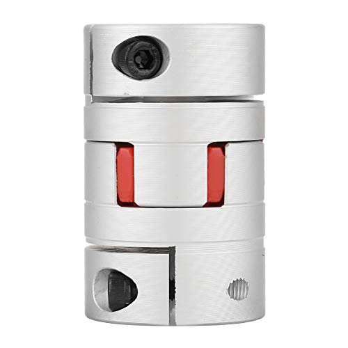 Flexible Jaw Shaft Coupling, CNC Stepper Motor Coupler Connector OD40mm X L66mm, Flexible Spider Shaft Coupling