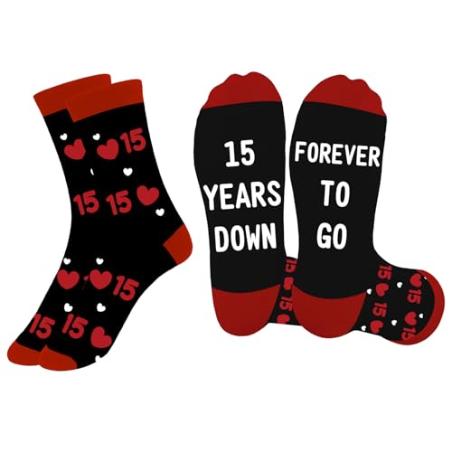 Liomxase 15 Year Anniversary Valentines Day Wedding Gifts for Him - 15th Anniversary Couples Gifts...