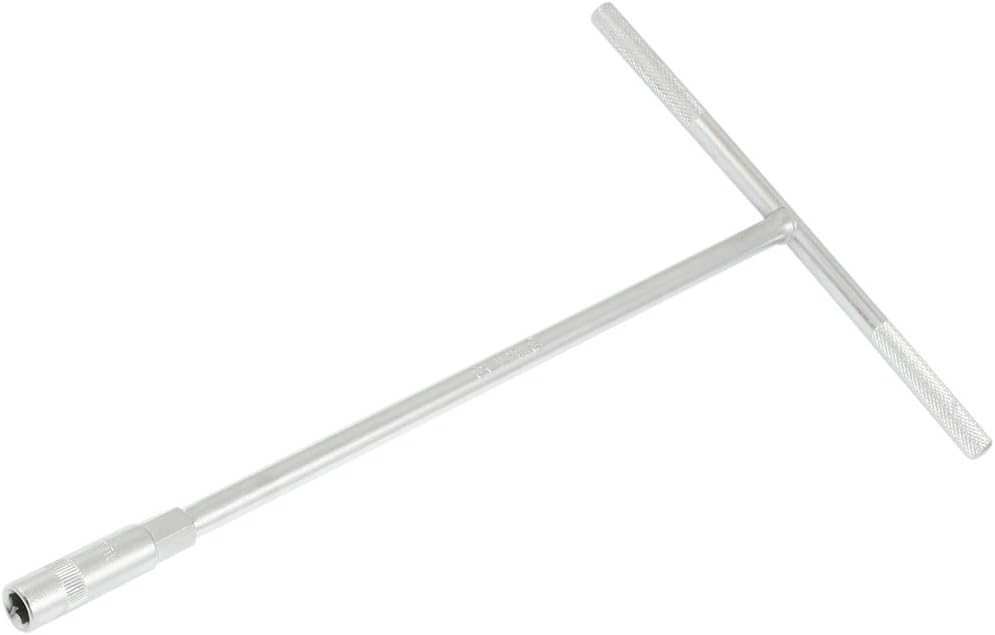 uxcell a12052400ux0331 7mm Knurling Handle Chrome-vanadium Steel T Bar Socket Wrench