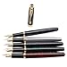 Gullor 5 PCS Classic Metal Fountain Pen B388, Gift Pens with Converters, 5 Colors