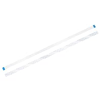 Vista 15 de uxcell Cable plano flexible, 5 pines 0.020 in paso 1.181 in FPC FFC cable de cinta 5pcs (tipo A)