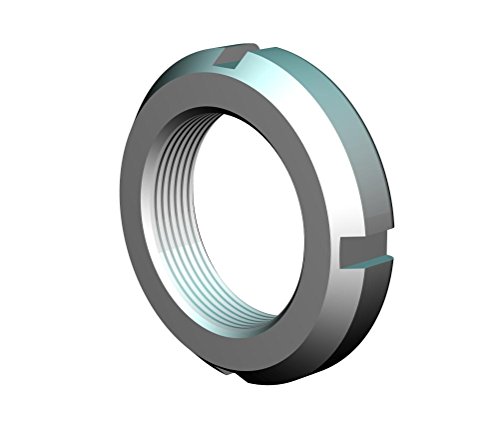 Whittet-Higgins N-13 Threaded Shaft & Bearing Locknut, UNS 2.548-18 Right-Hand Thread, Not Self-Locking, Replaces Rose N-13, SKF N 13, Standard N13, Timken N-13,
