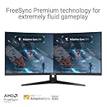 ASUS TUF Gaming 34” Ultra-Wide Curved Monitor (VG34VQ3B) – 21:9 QHD (3440x1440), 180Hz, 1ms, Extreme Low Motion Blur Sync, FreeSync Premium, Speaker, 90% DCI-P3, DisplayWidget Center, 3 yr Warranty - Image 4