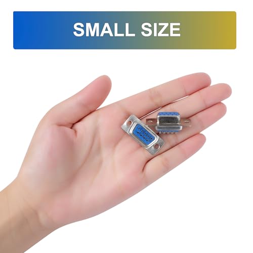 uxcell 20 piezas conector DB9 hembra 9 pines miniatura 6
