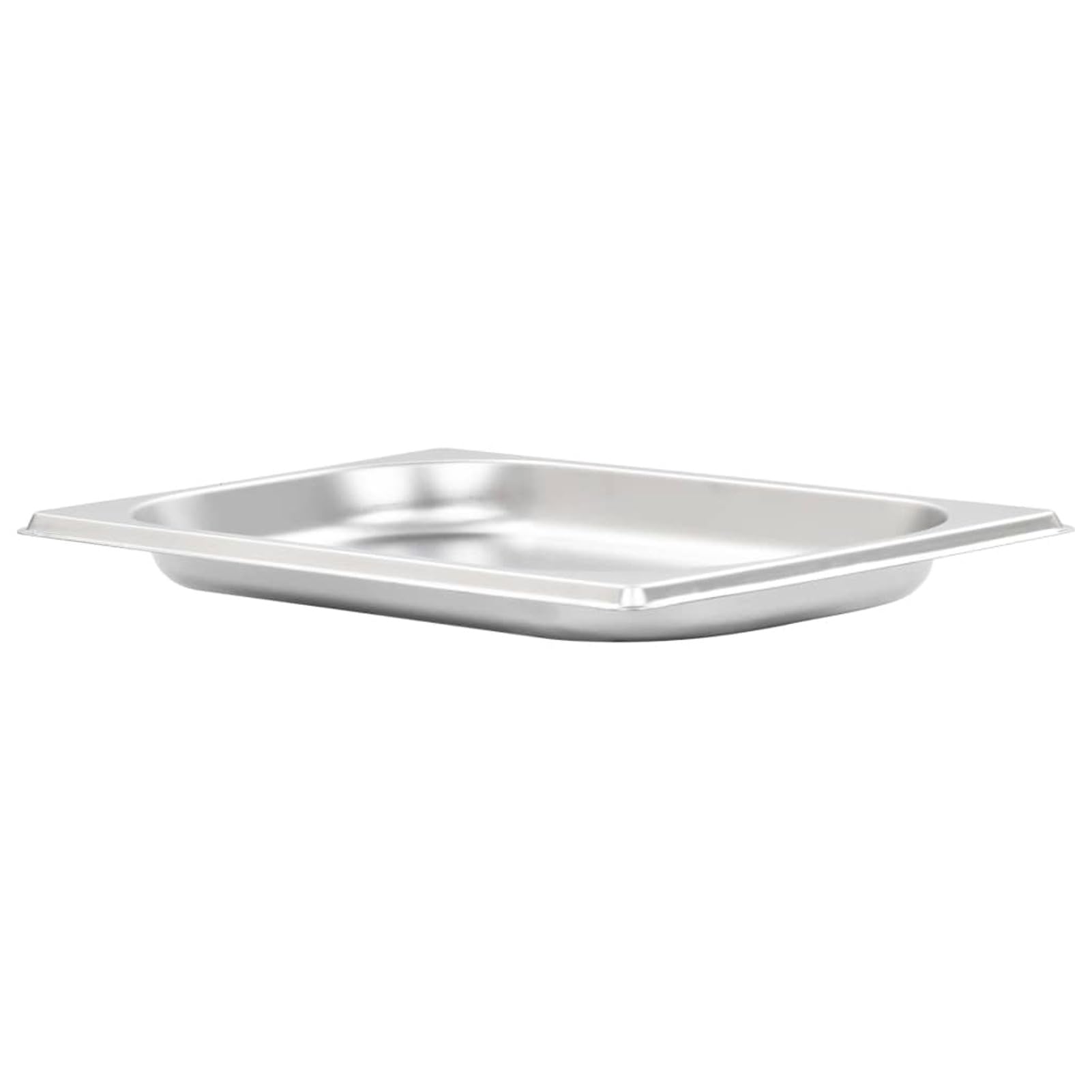 Brokky Contenitori Gastronorm 12 pz GN 1/4 20 mm in Acciaio Inox-Contenitore, Acciaio Inossidabile Contenitore gastronorm