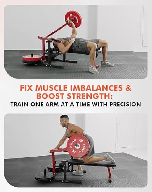 GMWD Chest Press Machine, 1050LBS Bench Press Machine with Independent Converging Arms, Adjustable Flat Incline Bench for Chest, AB Workouts, Shoulder Home Gym Equipment, V1