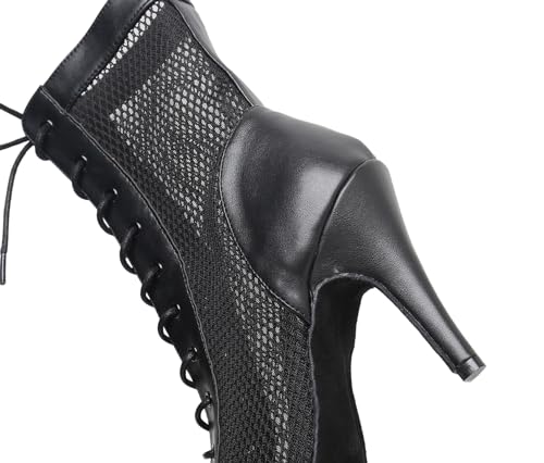 Chaussures de danse en maille Al503 avec talon de 10 cm élégant