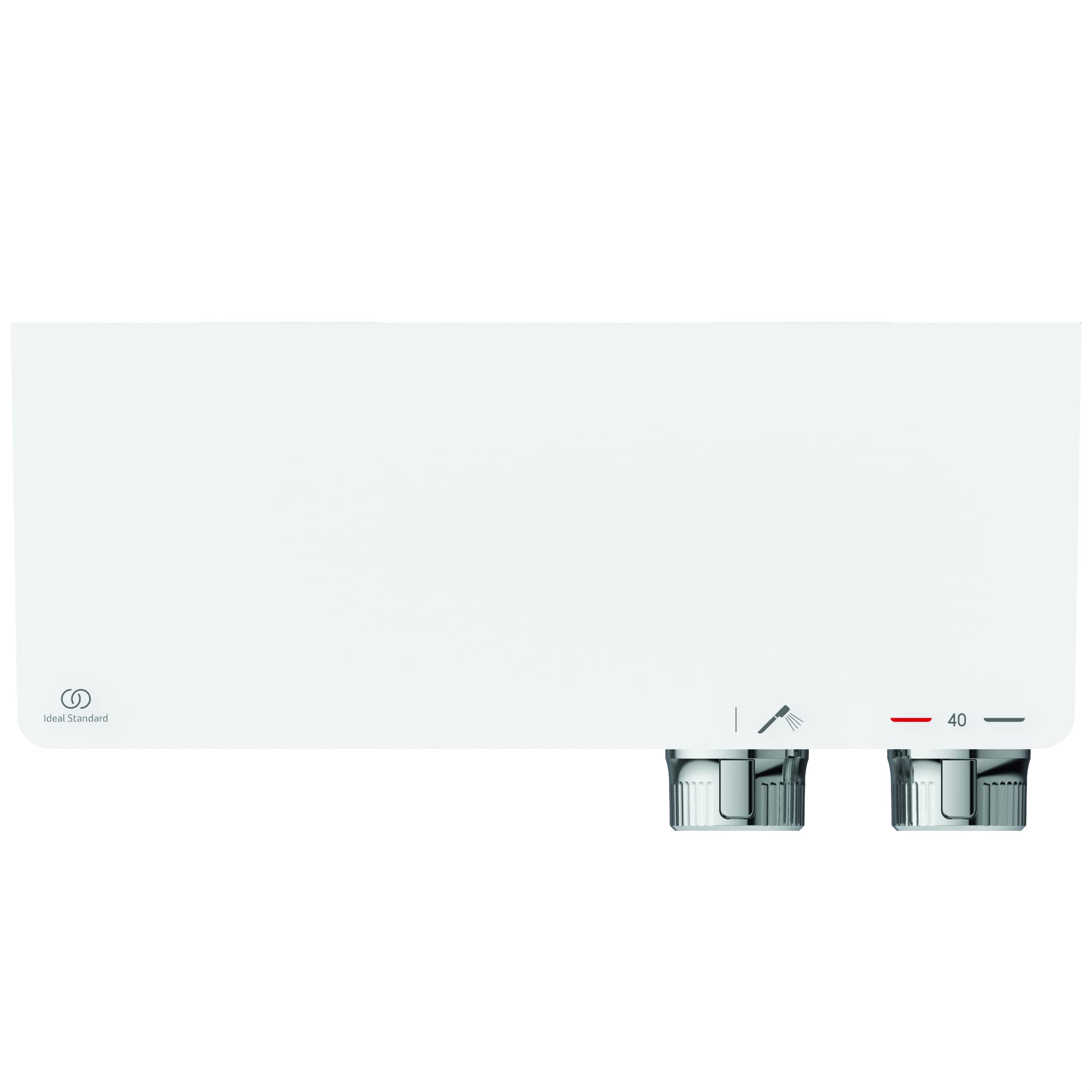 Ideal Standard termostatyczny bateria prysznicowa z półką CERATHERM S200 uchwyt ścienny chrom A7329AA