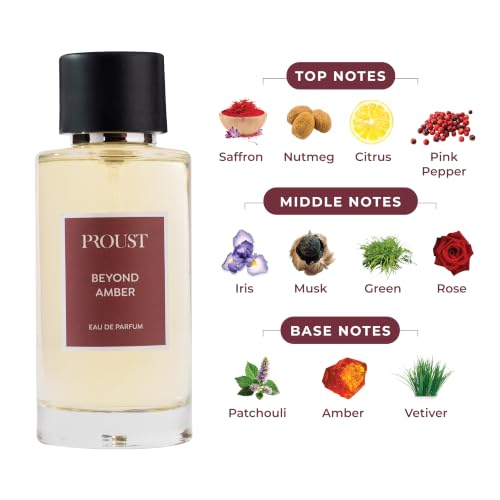 Image of Beyond Amber 12-Hour Long Lasting Perfume 100ml Eau De Parfum (EDP) | Premium Intense Spicy Amber & Saffron Fragrance for Men & Women | Iris & Vetiver | Sophisticated Scent
