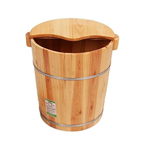 Baignoire spa pour bain de pieds en bois premium seau de pédicure Selfless