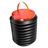 WOONEKY Secchio Dacqua Da 2 Pezzi Per Campeggio Pesca Borsa Con Coperchio Contenitore Dacqua Portatile