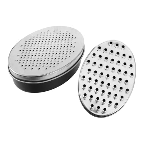 Set rallador multifuncional para queso y verduras acero inoxidable miniatura 1