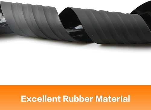 Miniatura 5 de VARGTR Protector de parachoques trasero de automóvil, universal, de goma resistente a los arañazos, para la entrada de la puerta del maletero,