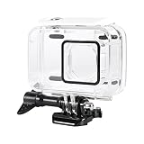 Nosii Unterwasser-45m wasserdichter schützender Unterwassergehäuse-Kasten für Xiaomi Yi 2 4k Sport-Kamera (Color : Transparent)