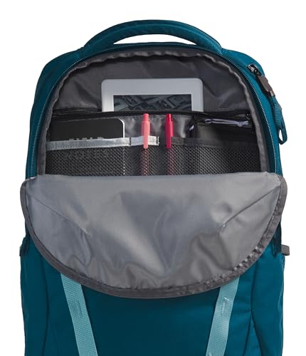 Image of THE NORTH FACE Vault Everyday Laptop Backpack | Commuter Travel Bag with Water-Repellent Finish, Spacious Main Compartment, Midnight Petrol /Algae Blue, OS