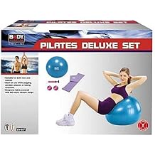 Body Sculpture Unisex Pilates Deluxe Set, True red, All UK