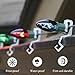 Ourtroness Christmas Light Clips Omni All-in-One Outdoor Gutter Shingles Clips 100 Pieces Holiday Hanger Hooks Compatible with C9 C7 for Roof, Roof Ridge Line, Fence (Transparent)