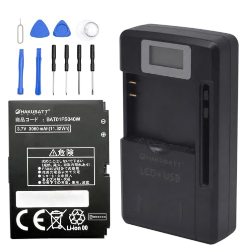 Fujitsu �Ή� BAT01FS040W +F FS040W 3060mAh �X�}�z�����o�b�e���[+�[�d�� 6HS [���s�A���i]