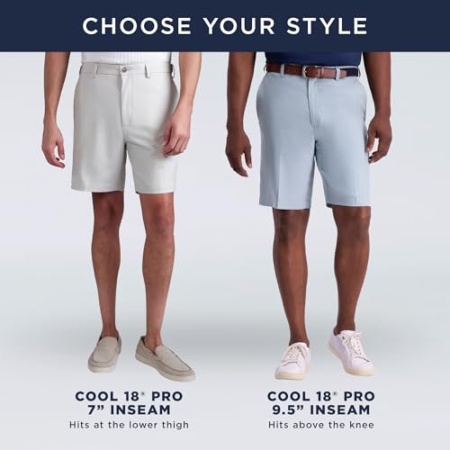 Haggar Men's Regular Fit Cool 18 Pro Short - 7 and 9 Inch Inseams - image 5