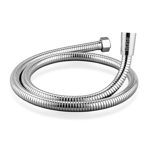Image of Ruhe Shower Tube 304-Grade Stainless Steel - 1 Meter | Flexible Hand Shower Hose | Leak-Proof, Rust-Resistant, High-Pressure Compatible, Universal Bathroom Fittings