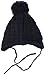 Produktbild maximo Unisex Baby mit Struktur und Pompon und Bindeband Mütze, Blau (Dunkelmarine 11), (Herstellergröße: 51)