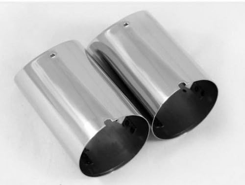 Car auto Replacements 304 Chrome Exhaust Muffler Tip For VW Golf MK6 Variant Jetta Sportwagen 2009 2010 2011 2012 2013