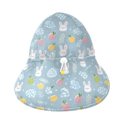 Easter Animals Rabbits Cute Infant Toddler & Kids Sun Hat Baby Boys' Bucket Hats Girl UPF 50 Adjustable Traveling Swim3