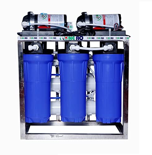 ONE RO 25 LPH Commercial Ro Water Purifier Plant With Auto Shut Off And Tds Adjuster 25 Litre Blue