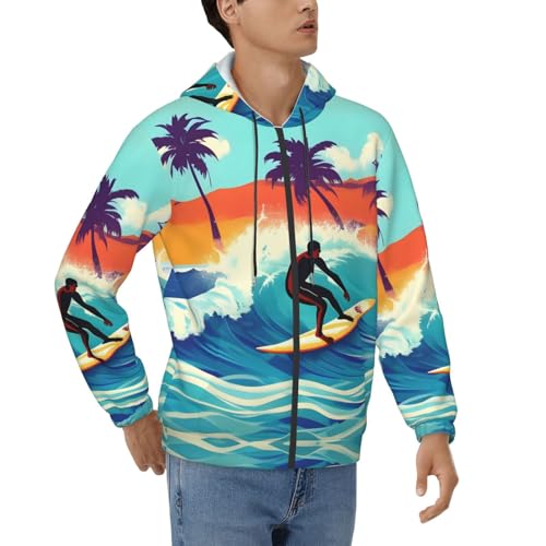 Sweat à capuche hawaïen homme pour adopter un look streetwear décontracté en toute saison