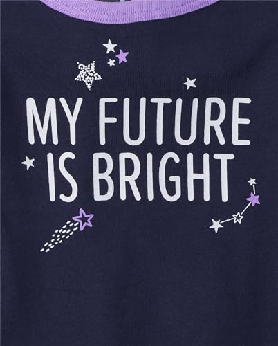 The Children's Place Baby Girls' and Toddler 100% Cotton Long Sleeve Top and Pants,2 Piece Pajama Set3