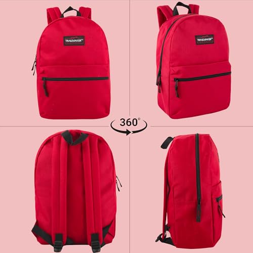 Image of Trail maker Classic 17 inch Backpacks with Adjustable Padded Straps | School Backpacks for Girls, Boys
