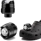 Rechargeable Black Shoe Lights 2PCS, LED Shoe Clip Flashlight with 3 Modes, Waterproof Shoe Accessories for Running, Walking, Camping – Adults & Kids