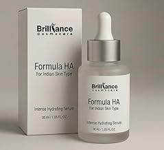 Brilliance Premium Formula HA for Pigmentation & deep hydration | Dermatologist Tested | 4D Hyaluronic Acid 5% +Vitamin C 16% + Niacinamide 2% + Ceramides | Intense Hydration, 24Hr Moisture Lock, Pigmentation & Barrier Repair, Plumping Glow | 30ml