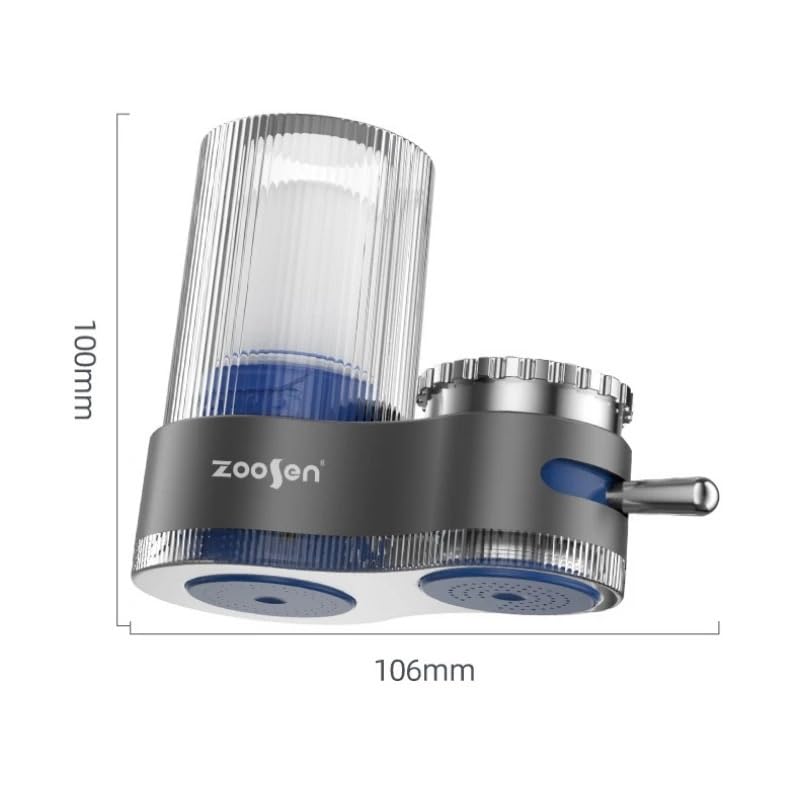 Filtro purificador de agua para grifo, doméstico, inhibidor escala frontal para beber directamente, elemento cocina extraíble(D)