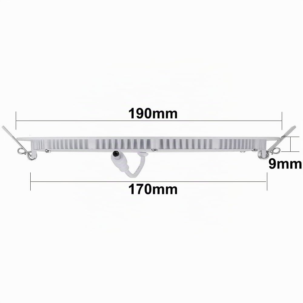 Downlight LED Techo Empotrable, 15W×2pcs Foco Empotrable Techo | 1350LM, Orificio 150-160mm, Blanco Cálida 3000K, 120 ° Ángulo de haz, Incluye Transformador, 85V-265V, Ahorro de energía