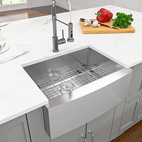 Snapklik.com : 24 Inch Farmhouse Kitchen Sink - 24 Inch Apron Front