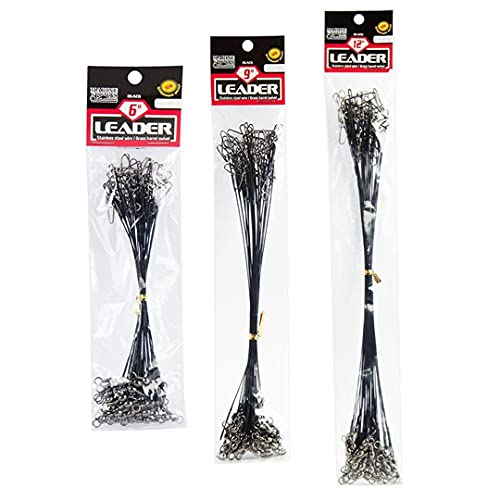 Kit 30 UN Chicote Leader Castor Encastoado Empate N. 6 9 12 Marin...