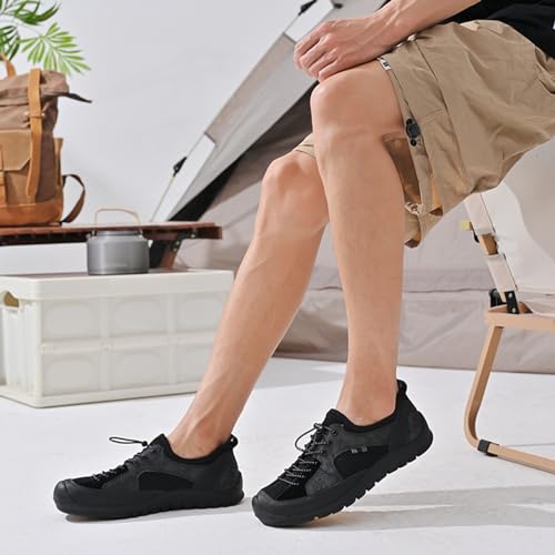 Men's Fashionable Hollow Breathable Mesh Hiking Shoes Classic Lightweight and Breathable Hiking Sneakers Comfortable Outdoor Travel Sports Shoes4