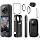 Camera Protective Kit Compatible with insta 360 x5 accessories Starter Kit include（Silicone Case,Screen Protector,Lens Guard,1.2M Invisible Selfie Stick with Tripod）for 360 X5 Action Camera - 8