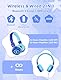 riyo Bluetooth Kopfhörer Kinder, Kinderkopfhörer Kabellos mit LED-Leuchten Bluetooth 5.0 Kinder Kopfhörer Faltbare Stereo Sound für Schule/Tablet/PC