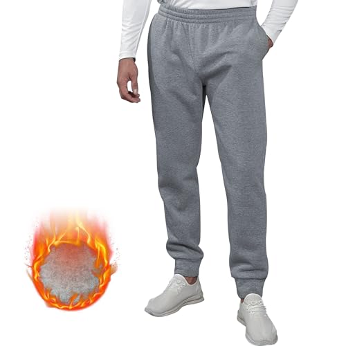 2/3 Pack Fleece Sweatpants for Men Active Athletic Comfy Mens Jogger Pants with Pockets4