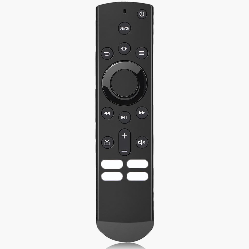 Gvirtue Telecomando universale di ricambio per Toshiba-Insignia-Smart-Fire-Edition Controller LED, QLED, LCD, 4K UHD, HDTV, TV HDR con Netflix, Prime Video e pulsante HBO (senza ricerca vocale)