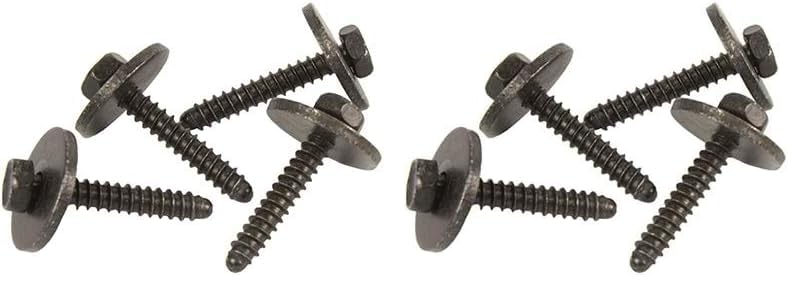 Rexka 15pcs Radiator Support Splash Shield Screw W715060-S450B for Ford Explorer F150 Mustang Continental (Pack of 2)