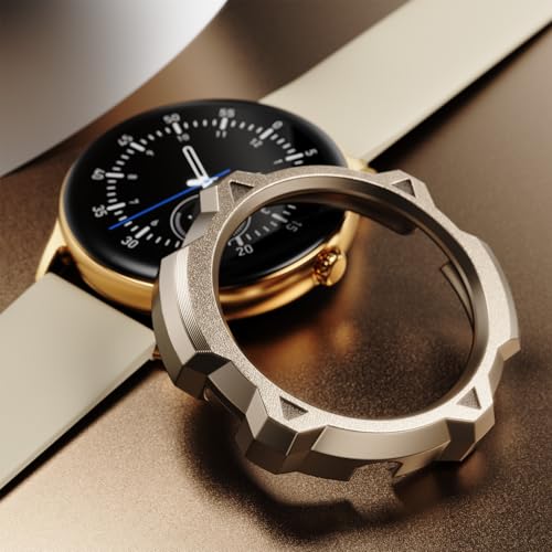 Image of Fire-Boltt Phoenix Pro SNAP3D Case - Set Your Style Free | 11 Colors, Textured Finishes & Premium Snap-On Fit | Customize Your Phoenix Pro Smartwatch (Iridium Gold)