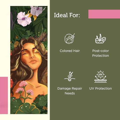 Image of Color Protect Hair Oil | Solarized Ayurvedic Blend | Cedarwood, Lavender, Geranium & Lemongrass | Repairs Chemical Damage | UV Protection | 50 ml