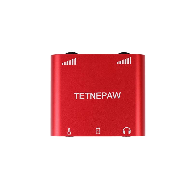 Plus - Micrófonos Lavalier inalámbricos con adaptador de carga, soporte Lightning a audio y micrófono, compatible con Apple y Android para YouTube, Twitch y TikTok Live Streaming (rojo)